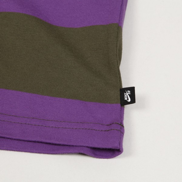 Nike SB - Striped Skate L/S Tee  Campfire Purple –