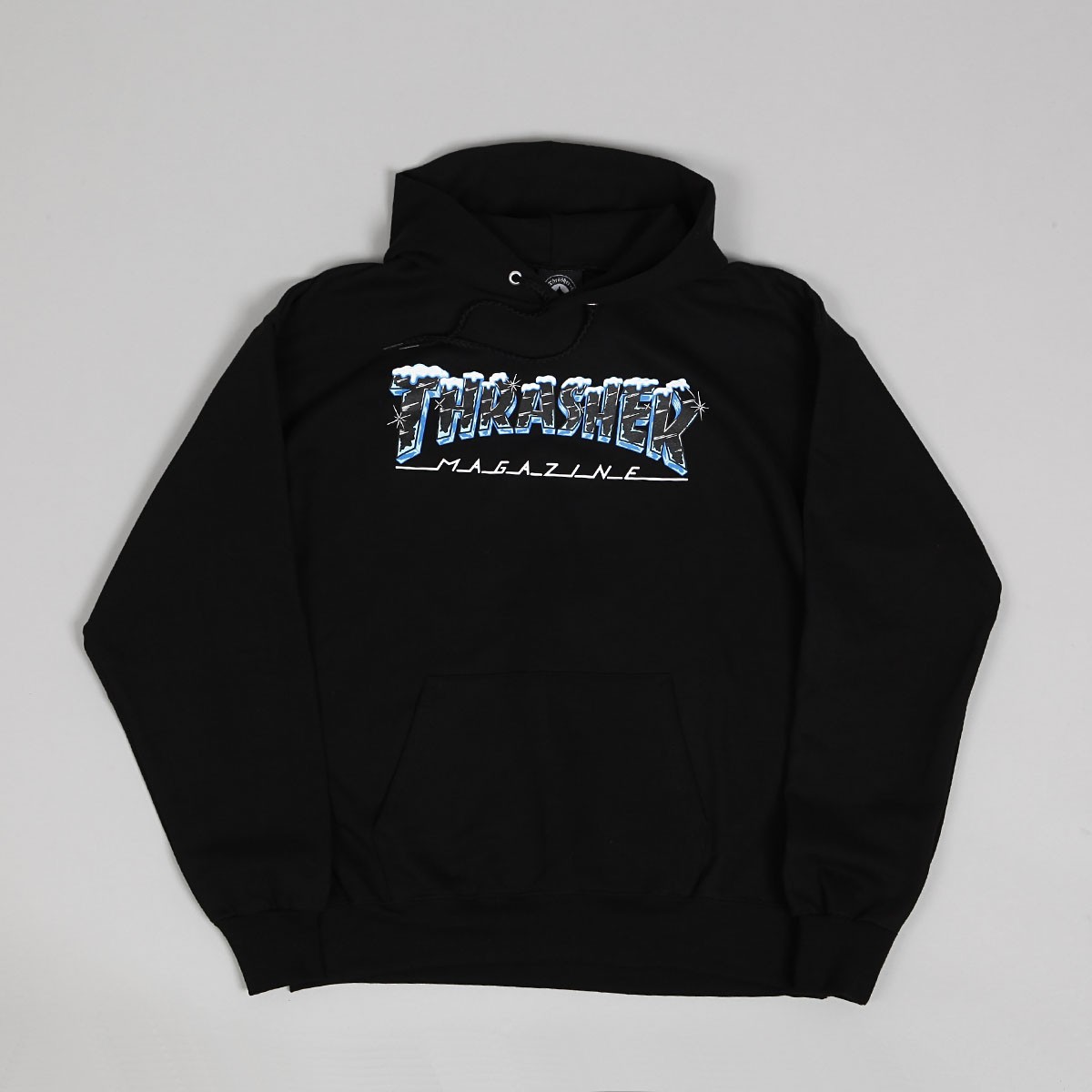 Thrasher Black Ice Hoodie Black - Skateboarding, Nike SB, Adidas, Vans ...