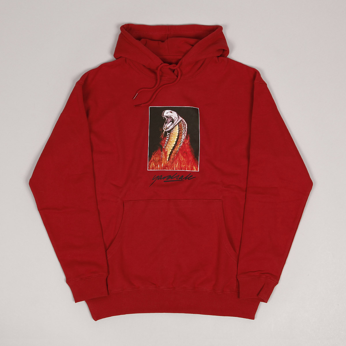 Yardsale Chrome Snake Hoodie Cardinal - Skateboarding, Nike SB