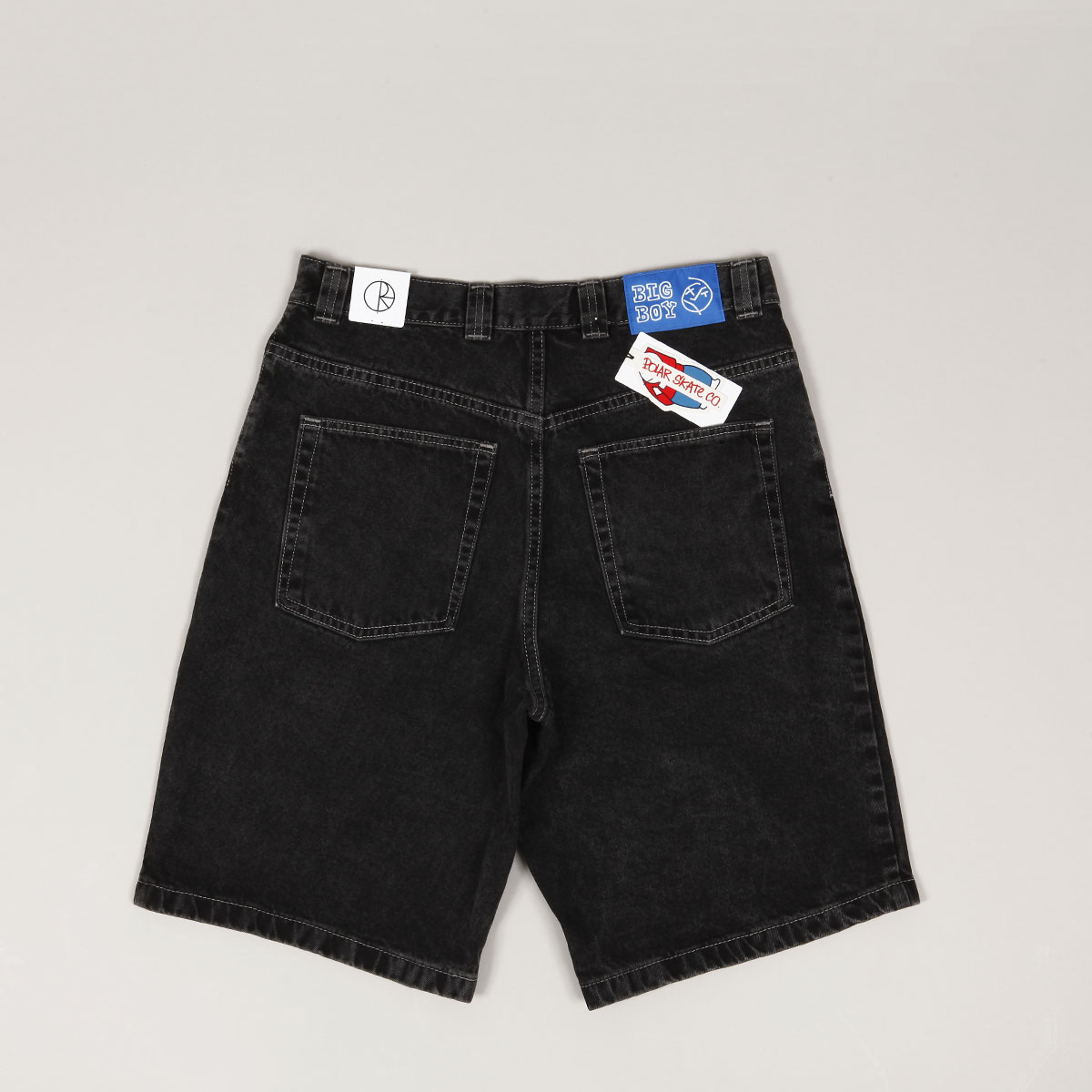 Polar Big Boy Shorts Silver Black